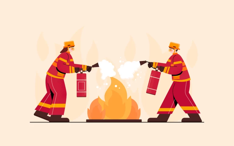 6 Fire Types and Their Extinguishers – Overview of different fire types and suitable extinguishing methods