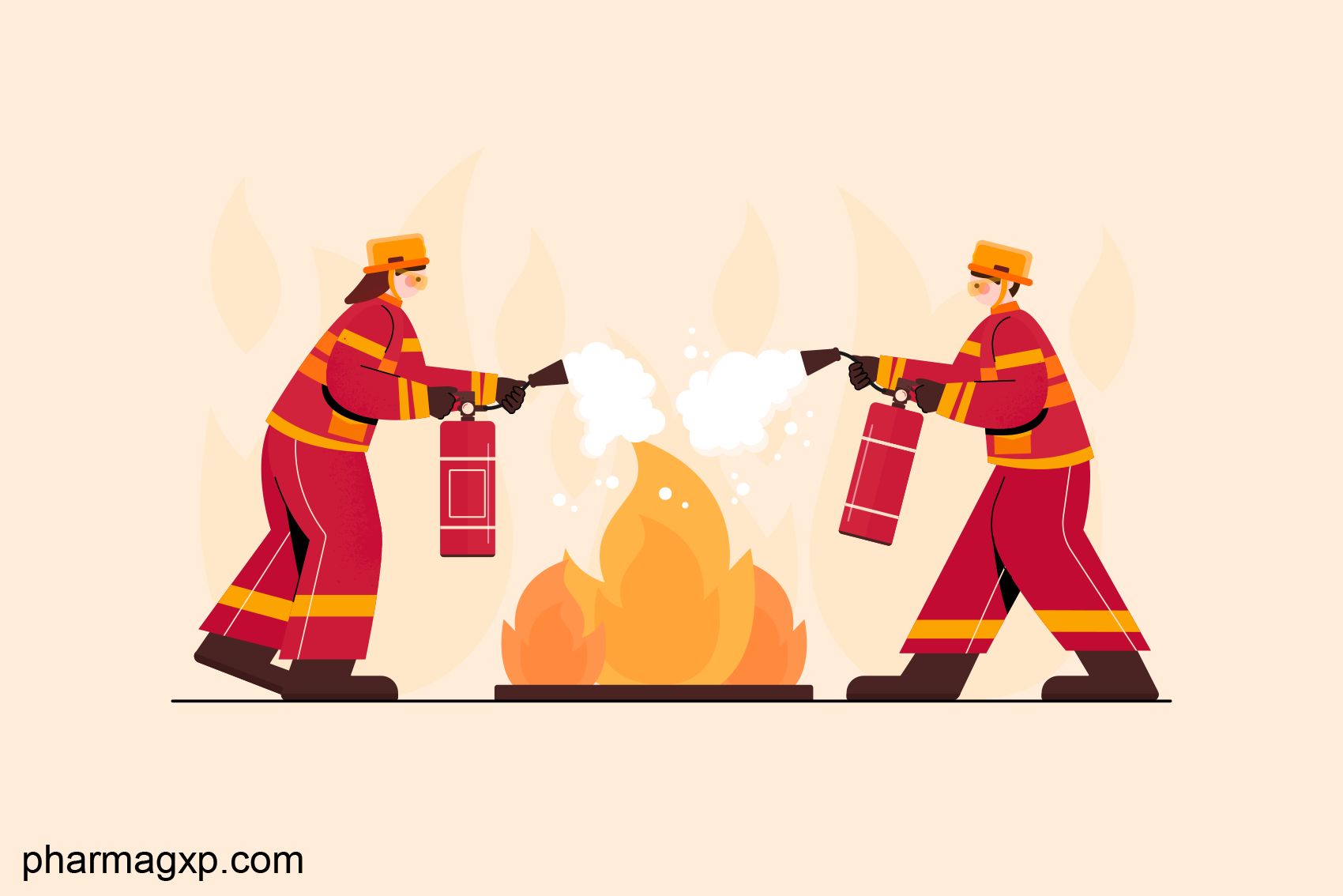 6 Fire Types and Their Extinguishers – Overview of different fire types and suitable extinguishing methods